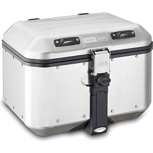 Top-case in alluminio trekker dolomiti 46l givi dlm46a monokey universale moto