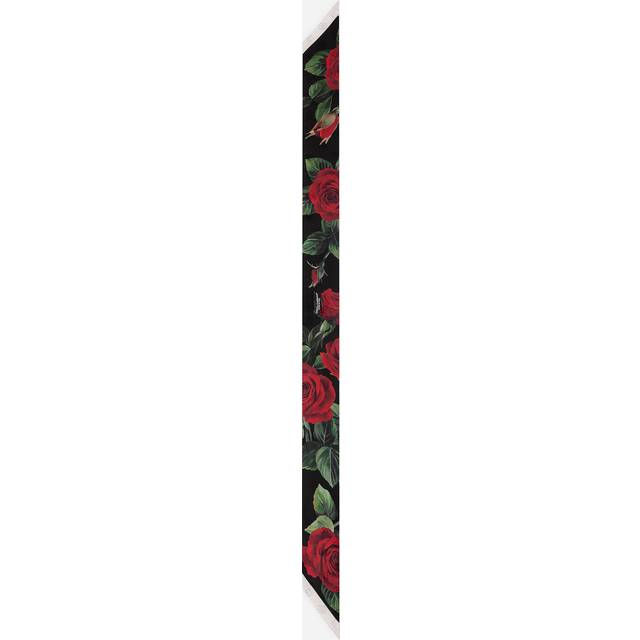 Dolce & Gabbana Rose Print Headscarf - One size