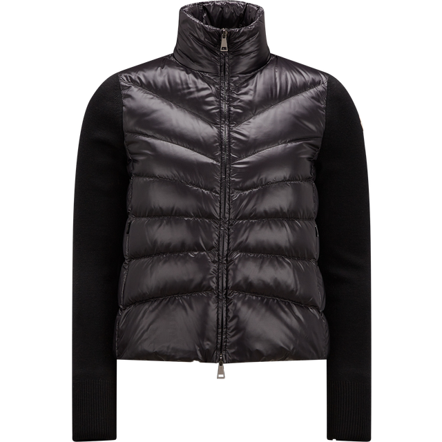 Moncler Luksuriøs Uldjakke Uld Til Kvinder - Sort