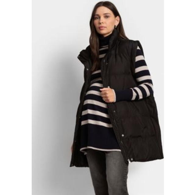 Long-Line Padded Maternity, Nursing + Babywearing Gilet