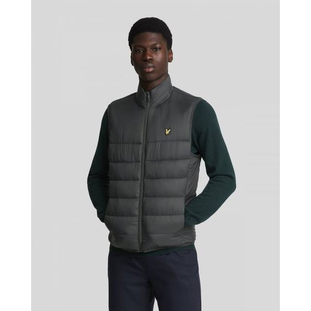 Lyle & Scott, Jacka, Herr, L, Polyester, Vadderad väst - gray (L)