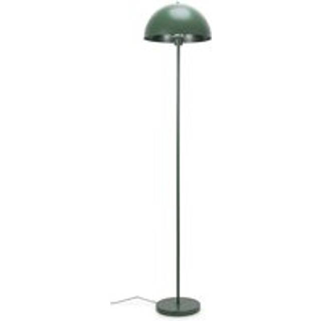ValueLights Stassi Forest Green Mushroom Dome Floor Lamp Light & Bulb