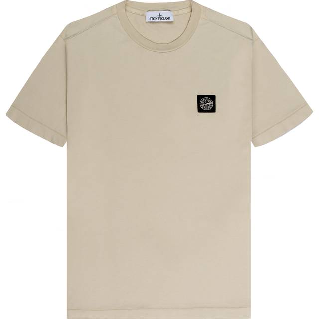Stone Island Mens Plaster Brand-patch Short-sleeved Cotton-jersey T-shirt L - PLASTER