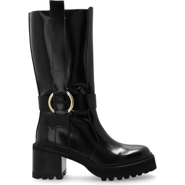 See by Chloé - 85mm See boots - women - Leather - 36 - Black