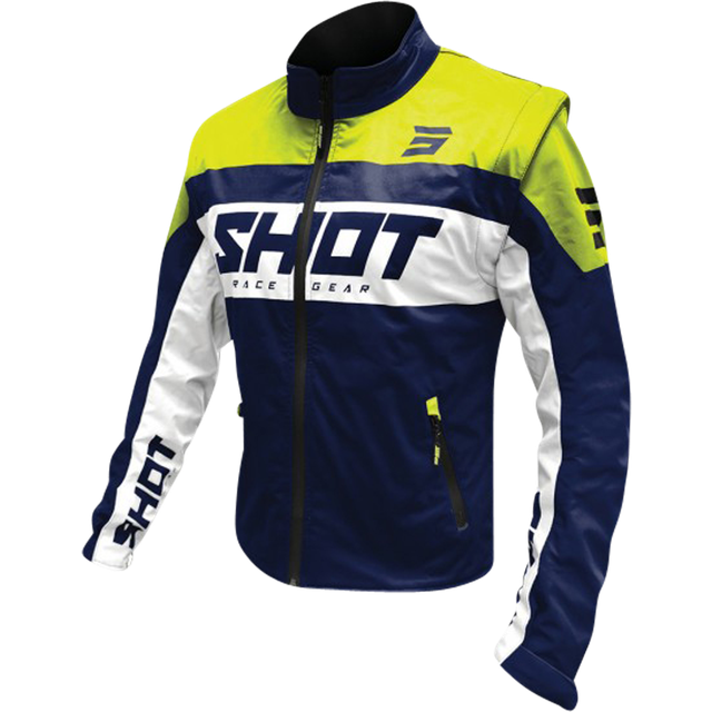 Shot Lite 3.0 Endurojacka Marinblå-Neongul S