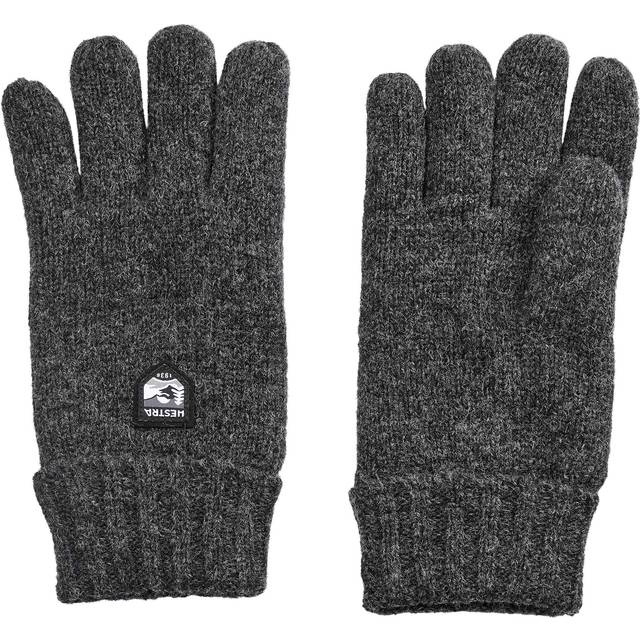 Hestra Basic Wool Handske (Grå (CHARCOAL) 11)