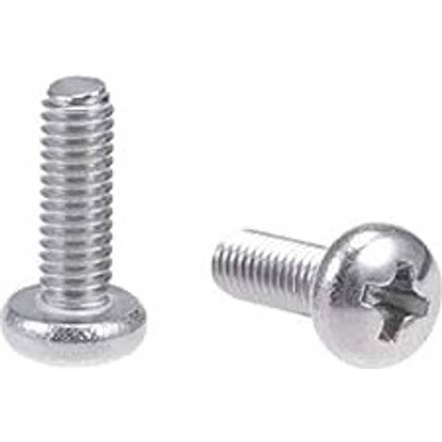 M4x12mm Machine Screws Pan Phillips Cross Head Screw 304 Stainless Steel Fasteners Bolts 30Pcs