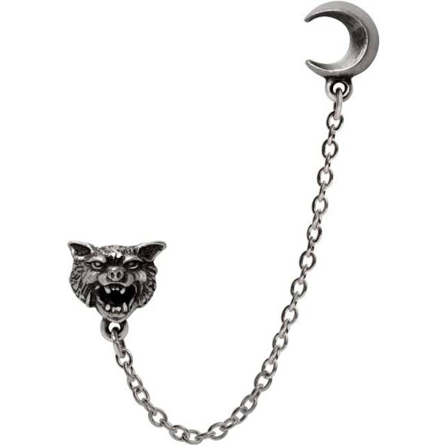 Alchemy Gothic Howl Earrings silver coloured - Onesize