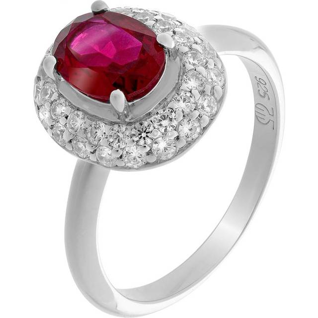 Orphelia WoMens 925 Sterling Silver Ring - ZR-7236/RU - Size O 1/2
