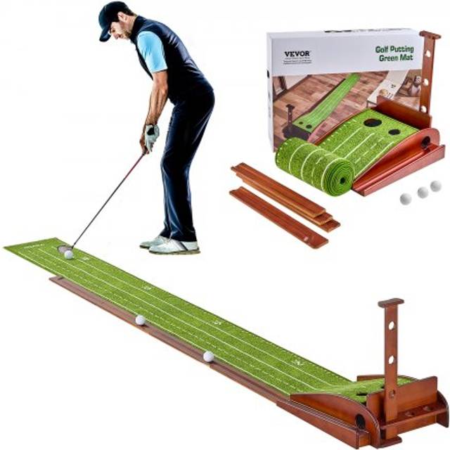 VEVOR Golf Puttingmatte Golfmatte 2 L&#xF6;cher Putting Green Golf Trainingsmatte