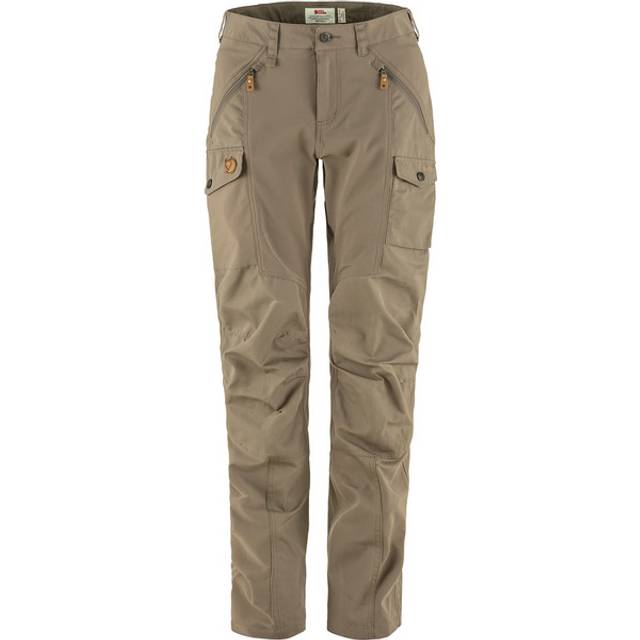 Fjällräven - Women's Nikka Trousers Curved - Walking trousers size 8 - Raw Length, sand