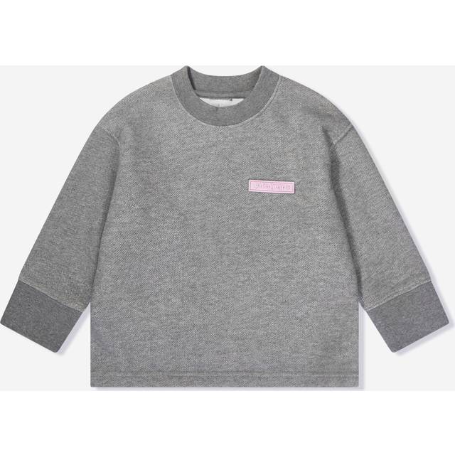 Lurex Crew-neck Sweatshirt with Back Slit size 8 Y (8 Y)