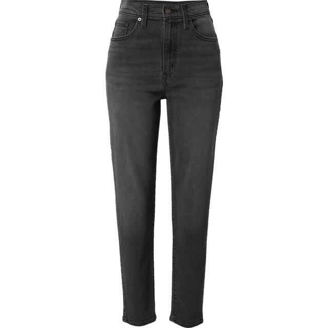 Levi's – Svarta, mamma jeans med hög midja-Svart/a