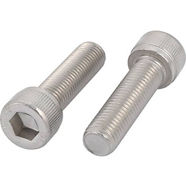 M10x35mm 1.25mm Pitch 304 Stainless Steel Hex Socket Head Cap Screws Bolts 2pcs