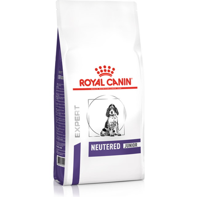Royal Canin Expert Neutered Junior hundfoder. Förpackning: 10 kg