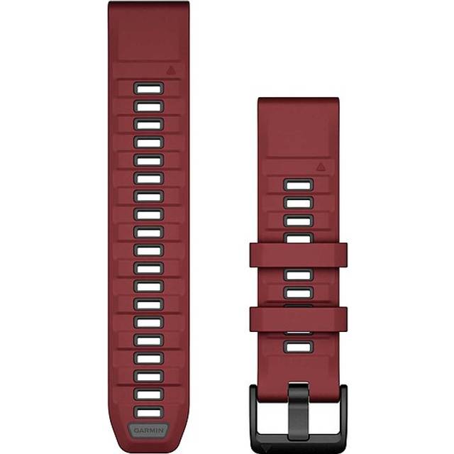 Garmin QuickFit® 22 Silikonrem Unisex - Röd, One Size - Perfekt tillbehör för din löparklocka