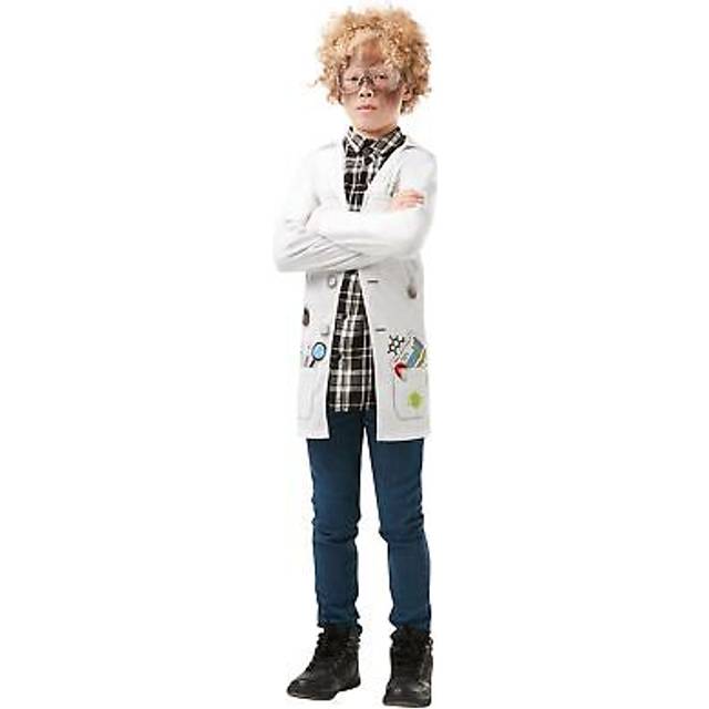 Bristol Novelty Childrens/Kids Mad Scientist kostymjacka 9-10 Years vit