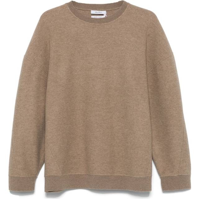 Max Mara, Round-neck Knitwear, female, Brown, M, Round-neck Knitwear