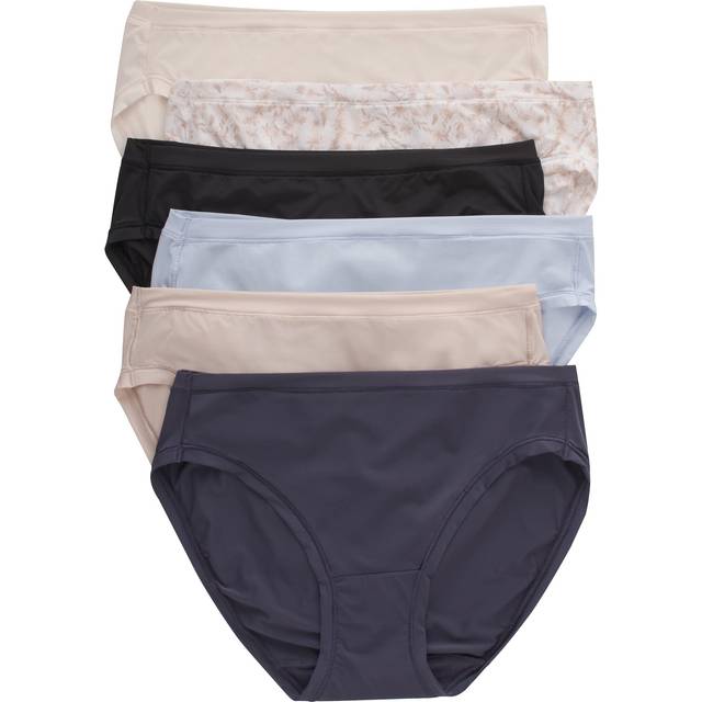 Hanes womens Comfort Flex Fit Microfiber Underwear  6-pack Bikini Styl