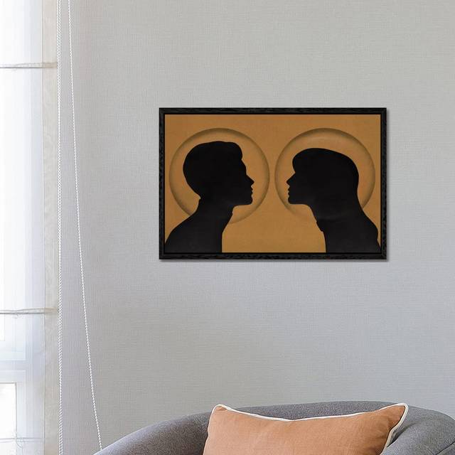 Are You Sure It Is Safe Here by Valeriya Simantovskaya - Gallery-Wrapped Canvas Giclée on Canvas - Black Floater Framed (45.72cm H x 66.04cm W)