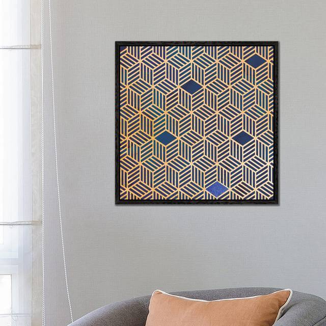 Lapis Box by Susan Jill - Gallery-Wrapped Canvas Giclée on Canvas - Black Framed (66.04 cm H x 66.04 cm W)