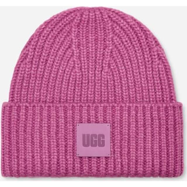 Chunky Rib Beanie Hat by UGG - pink - One Size