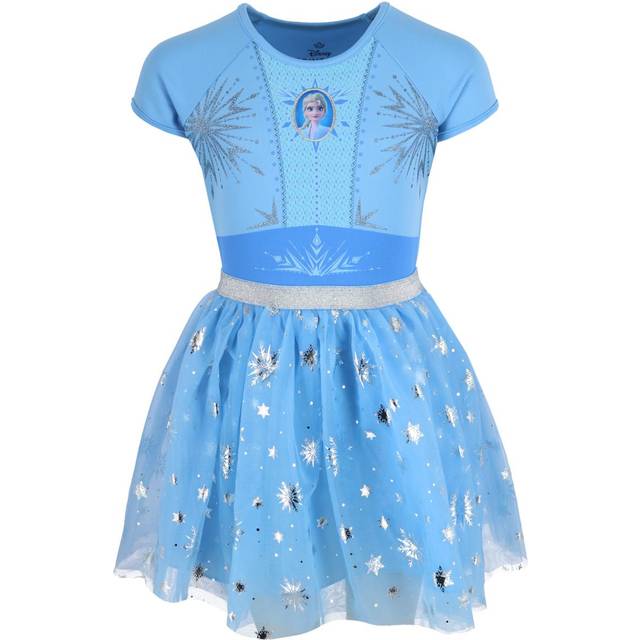 Jerry Leigh Toddler Girl's Disney Frozen Elsa Princess Cosplay Tutu - Blue (4T)