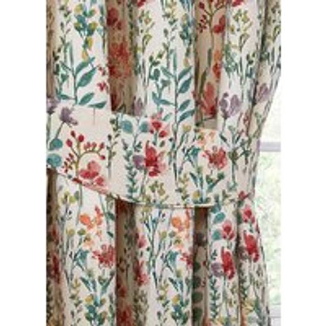 Sundour Amaryllis Tieback Multi - Cream/Green/Orange