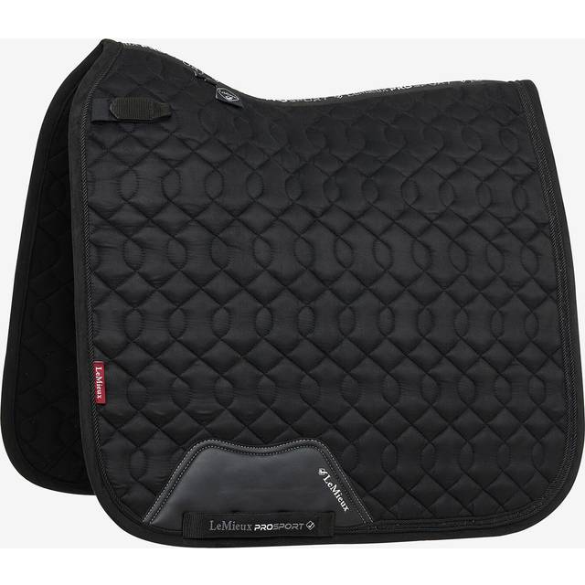 LeMieux Crystal Suede Dressage Saddle Pad - Black