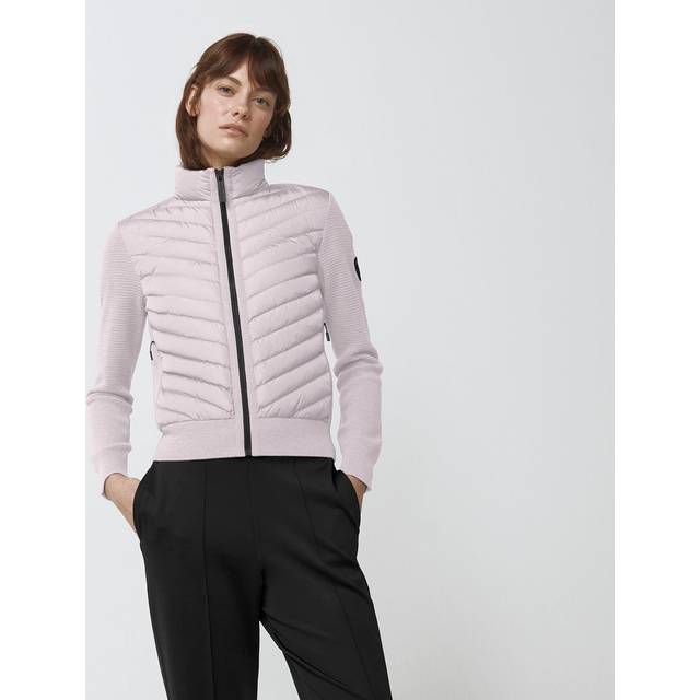 Canada Goose HyBridgeÂ® Knit Jacket Black Label (Women, Sunset Pink, L) (L)