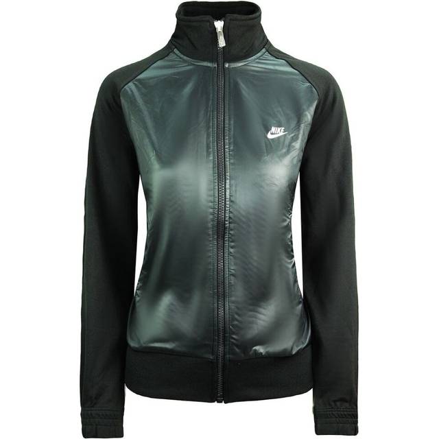 Nike Logo Womens Black Track Jacket - Size X-Large