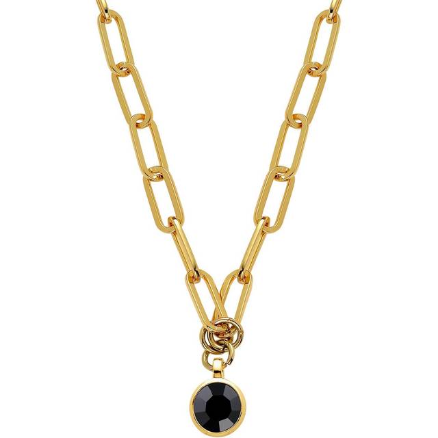 Dyrberg/Kern Lisanna Sg Black Halsband | Guld