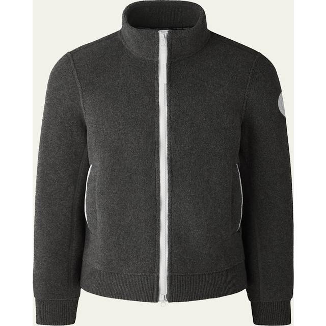 Canada Goose Gray 'Black Label' Lawson Fleece Jacket - 211 - L