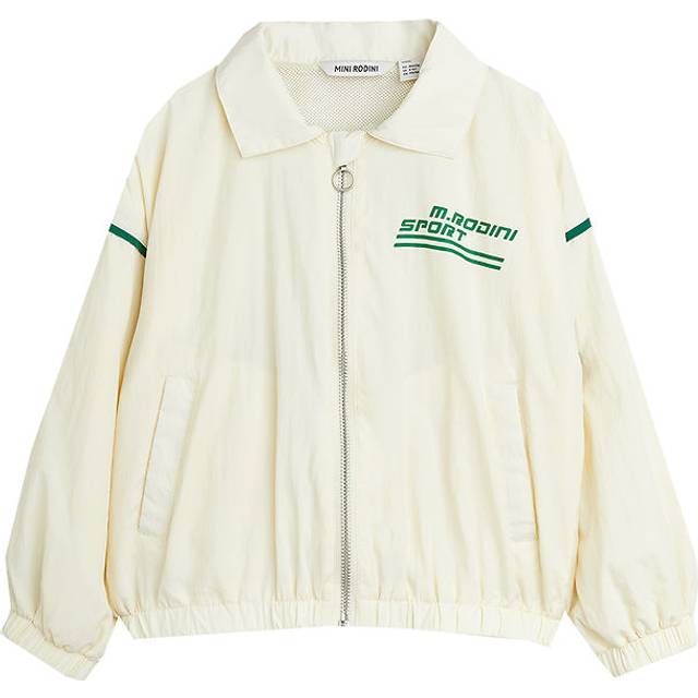 Mini Rodini Jacka - Tyngdlyftning - Offwhite - Mini Rodini - 4-5 år (104-110) - Sommarjacka