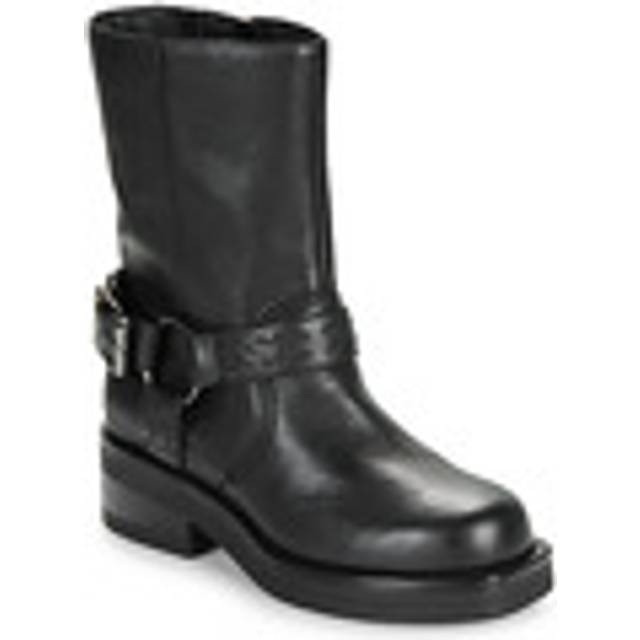 Clarks Women's Rebelle Up Leather Biker Boots - UK 4 - Black