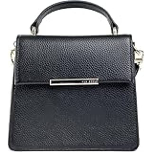 Ted Baker Roselii Leather Bar Detail Top Handle Shoulder Bag, Black
