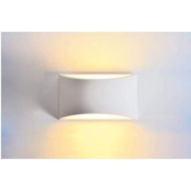 Integral Paintable Gypsum Galatsi Wall Light