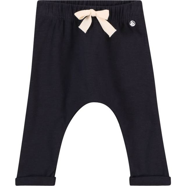 Petit Bateau Boys Navy Blue Organic Cotton Joggers - 12 month