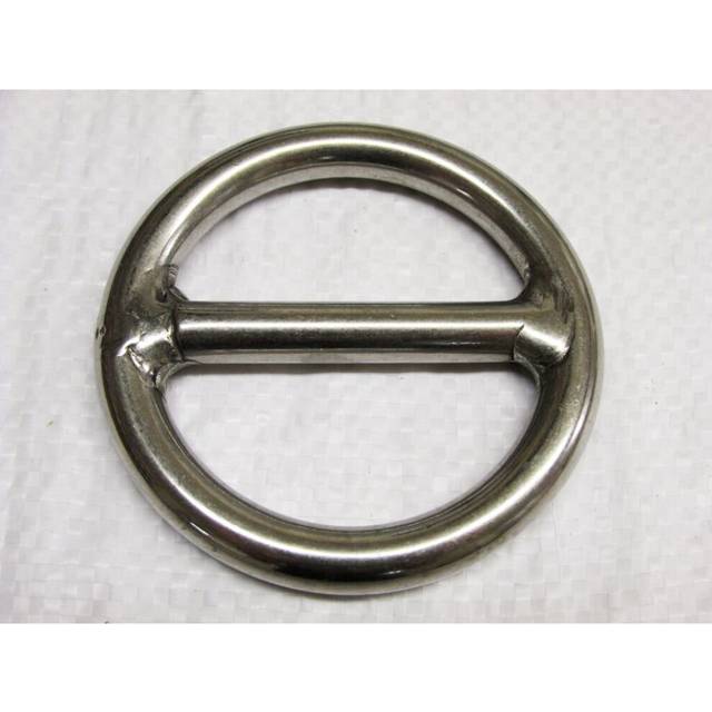 Stainless Steel Round Ring with Centre Bar 8MM x 50MM (O Mooring Dock)