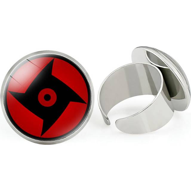 (21) Trendy Naruto Time Gem Adjustable Ring Animeinspired Electroplated Hand Jewelry