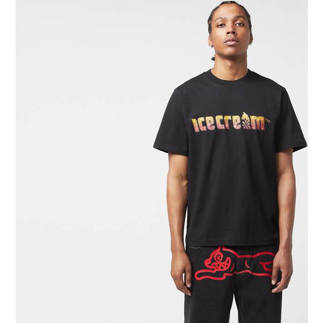 ICECREAM Black Soft Serve Sparkle T-Shirt - BLACK - XS