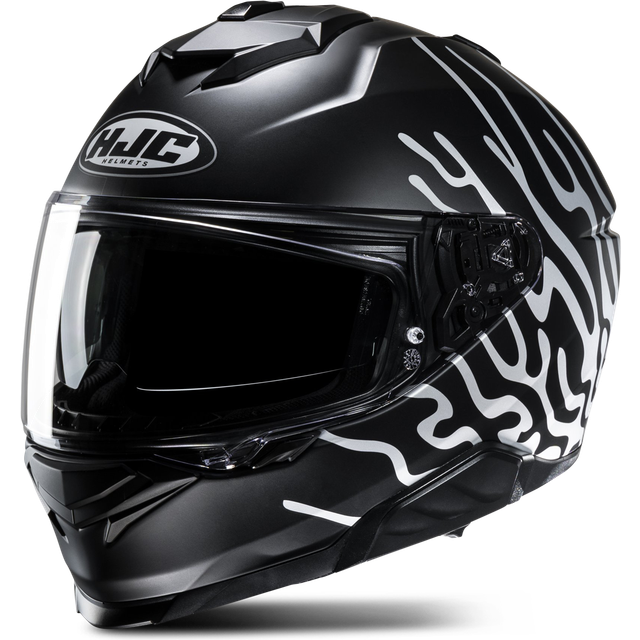 HJC i71 Celos Helmet, black-white, Size S for Men