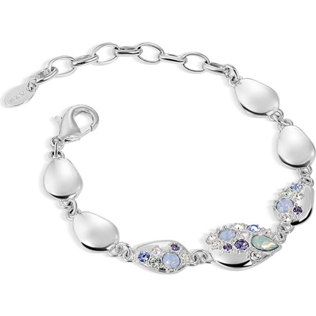 Bracelet with Blue and Clear Stones