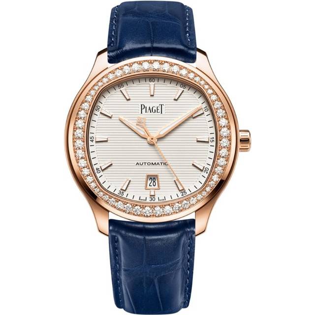 Piaget Rose Gold and Diamond Polo Watch - 42mm
