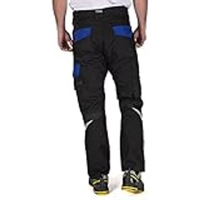Flex Knee Reflective Multi Tool Cargo Trousers - Black - 32L