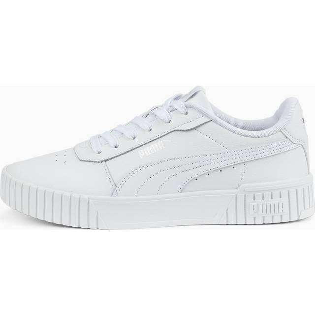Women's Puma Carina 2.0 Sneakers, White, Size 35.5, Shoes