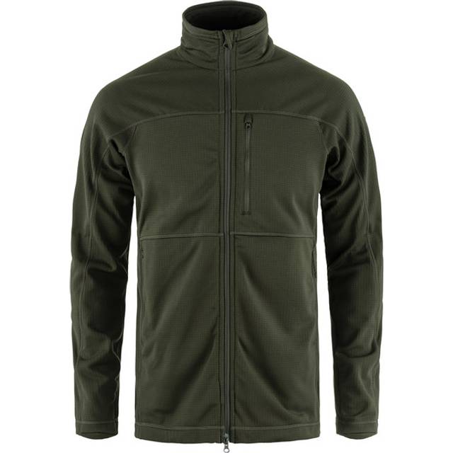 Fjällräven Abisko Lite Fleece Jacket Fleecejacka Herr Storlek XXL Färg olivgrön