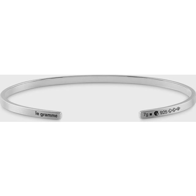 7g Brushed Sterling Silver Ribbon Bracelet