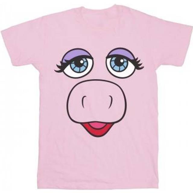 The Muppets Miss Piggy Face Cotton T-Shirt - Baby Pink - 9 Years
