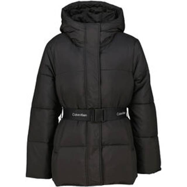 Logo Belt Short Puffer
